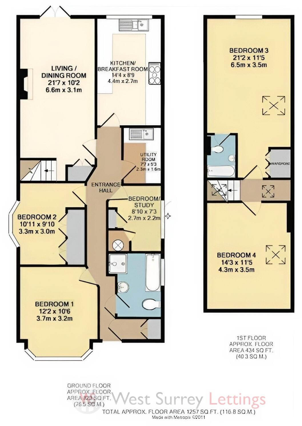 Selsdon Road, New Haw KT15 3HP floorplan
