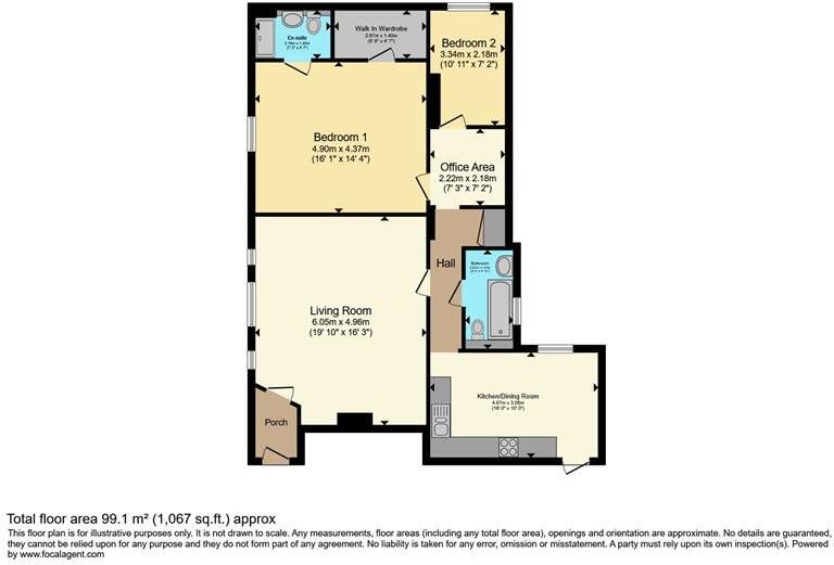 18 Loxley Court, Sheffield, S6 floorplan