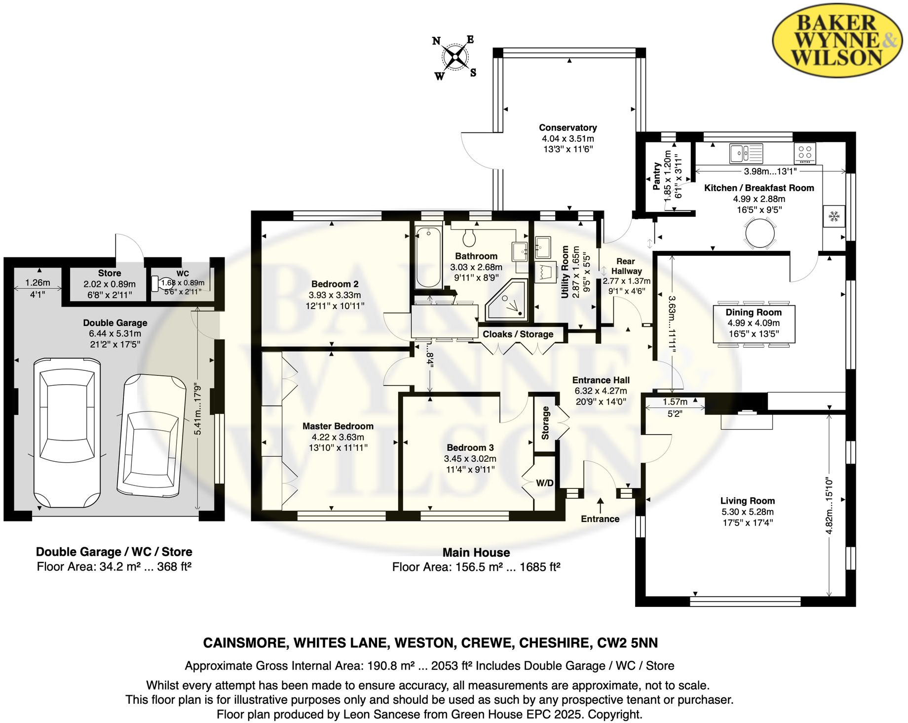 Cairnsmore, White Lane, Weston floorplan