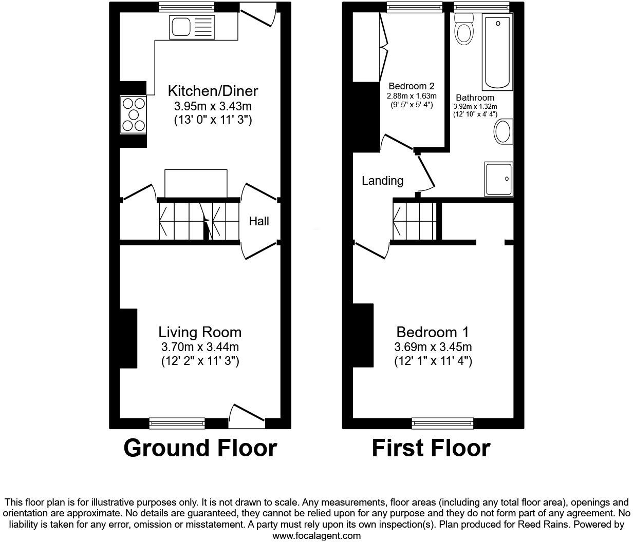 Denby Dale Road, Calder Grove, Wakefield, West Yorkshire, WF4 floorplan