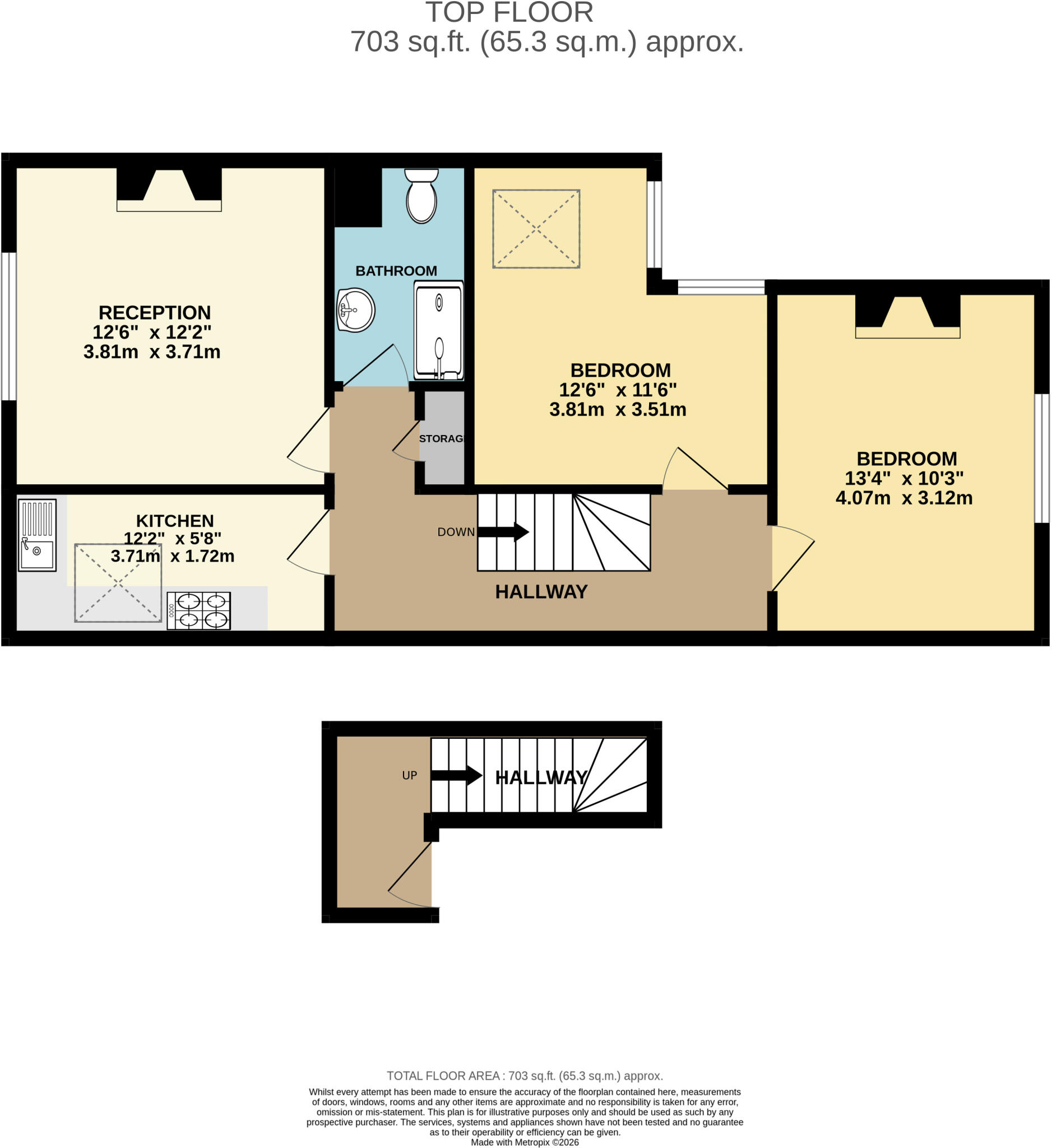 Hampton Road, Bristol, BS6 floorplan