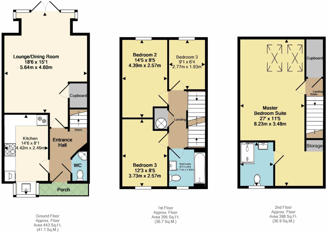 West End, Southampton floorplan