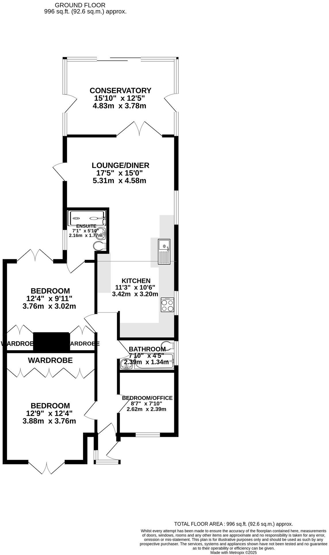 Coedwaungar, Sennybridge, Brecon, LD3 floorplan