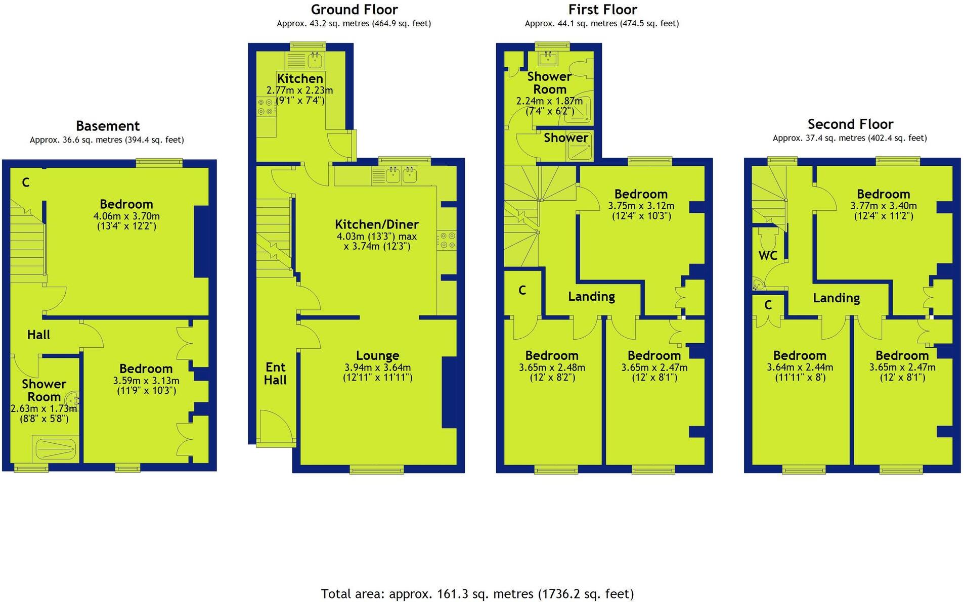 Arundel Street, Nottingham, NG7 floorplan