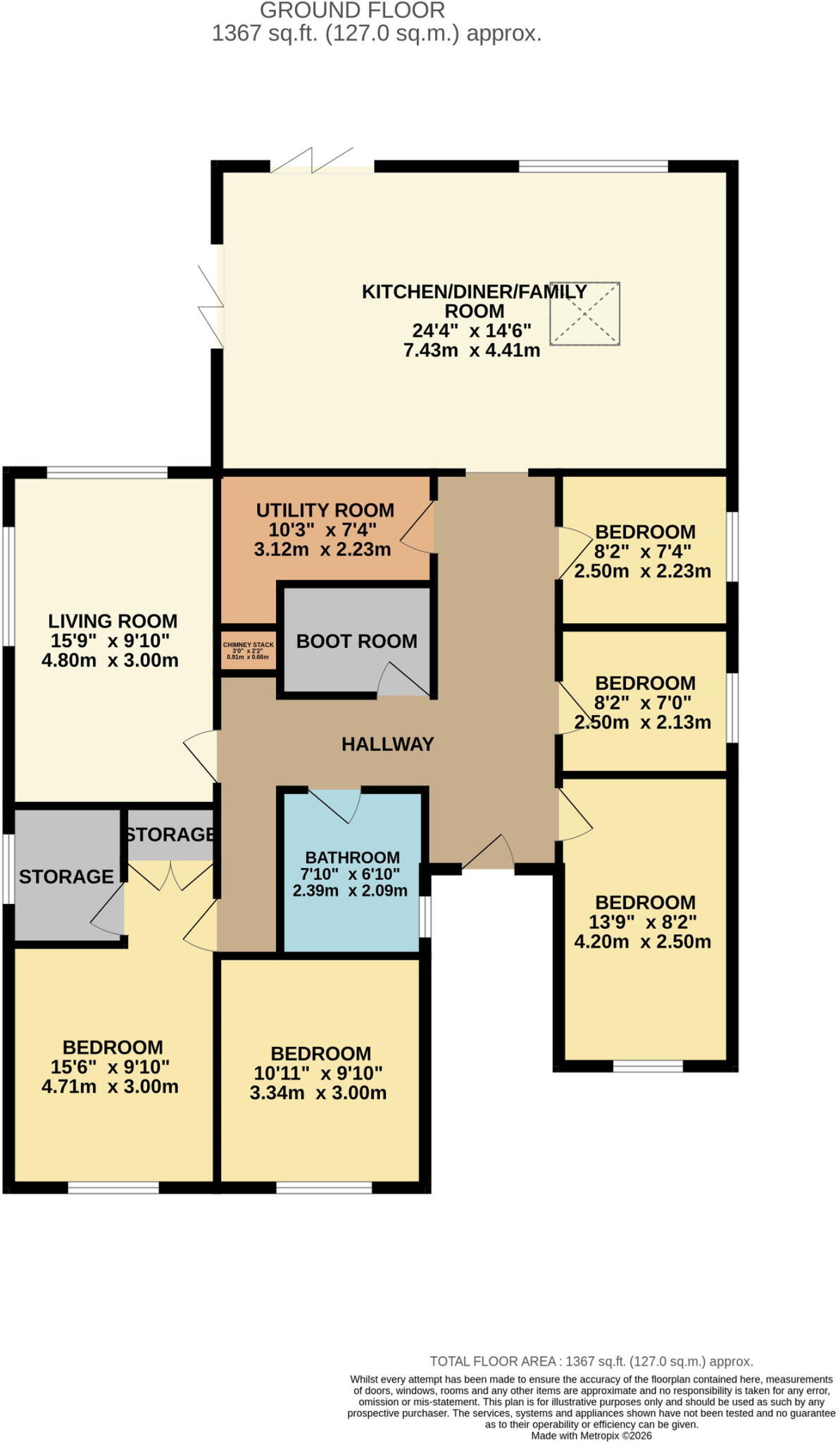 Yarmouth Road, Ellingham, Bungay, NR35 2HG floorplan