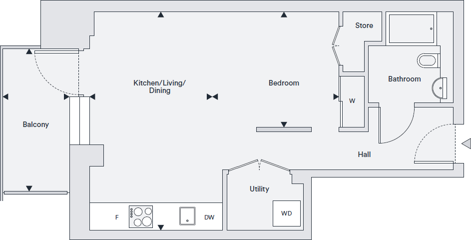 Rockcliffe Square,
95 Plumstead Road,
London,
SE187DQ floorplan
