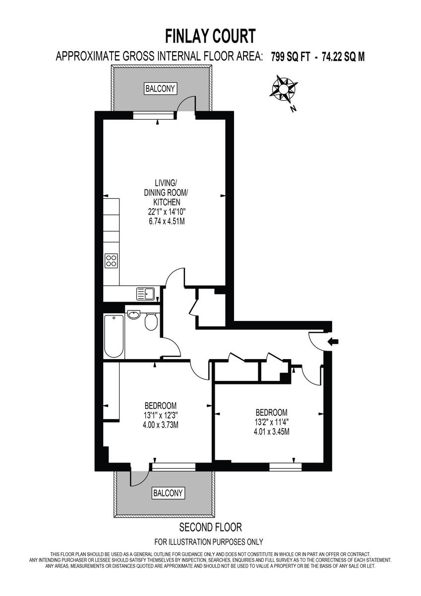 Brumwell Avenue, London floorplan