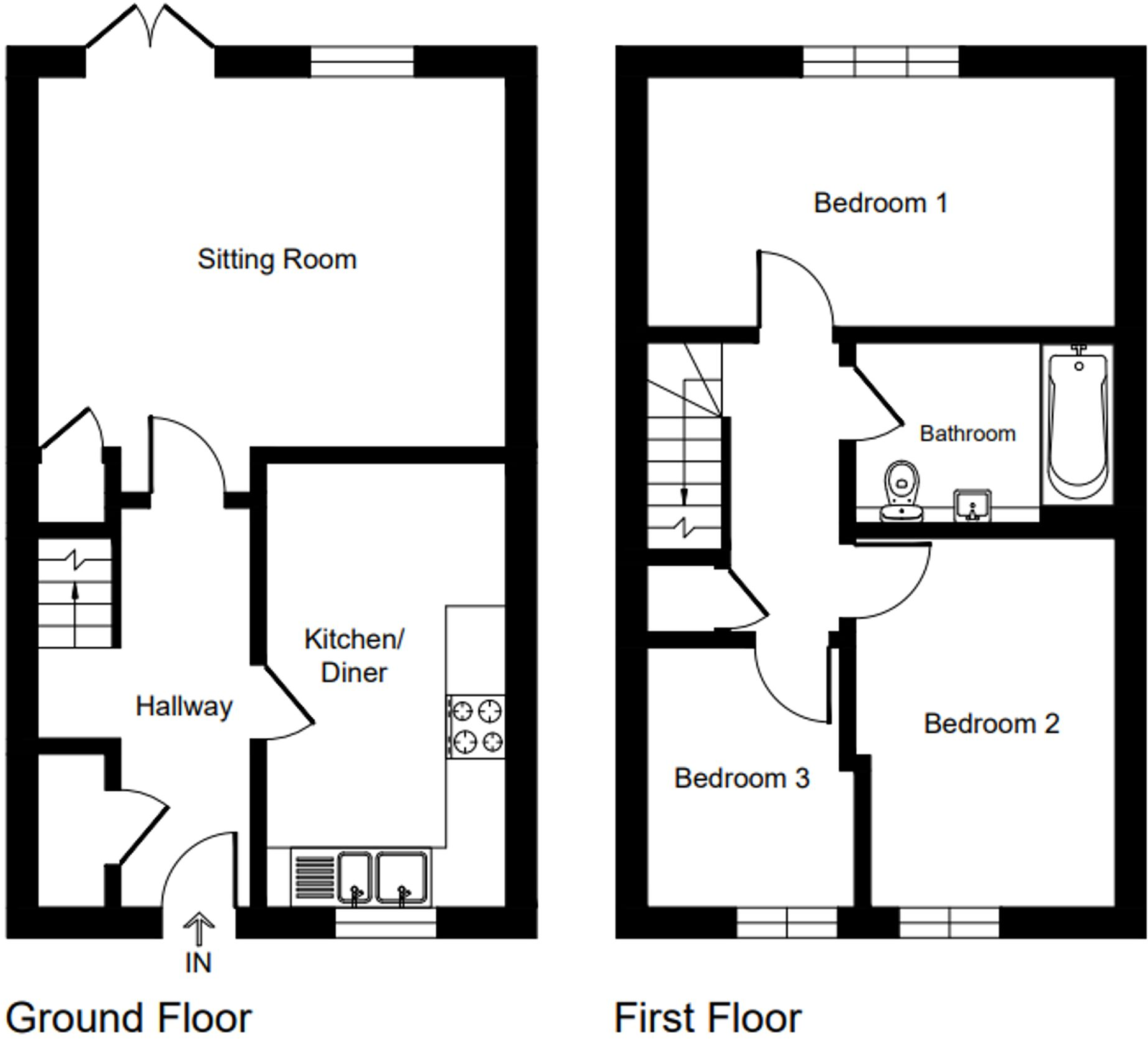 Holmes Road, Bishopdown, SP1 floorplan