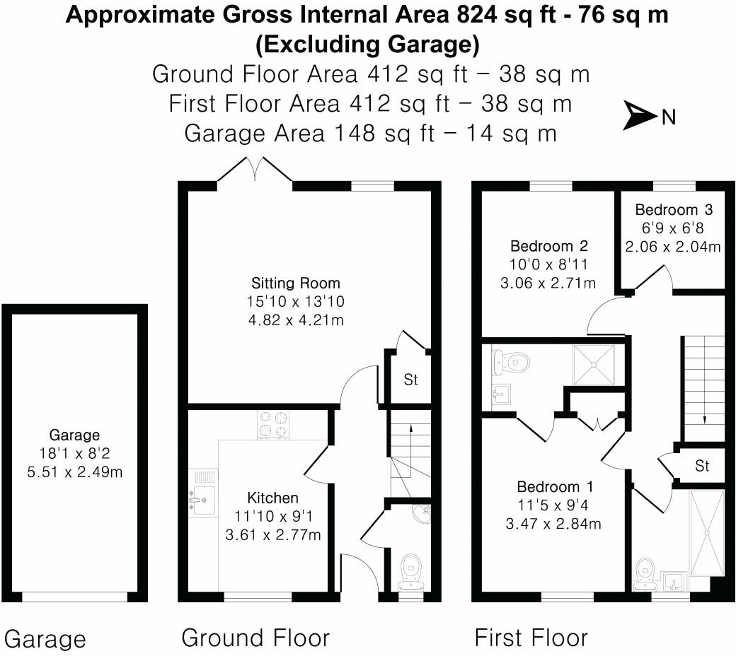 Nether Durford Close, Headington, OX3. floorplan