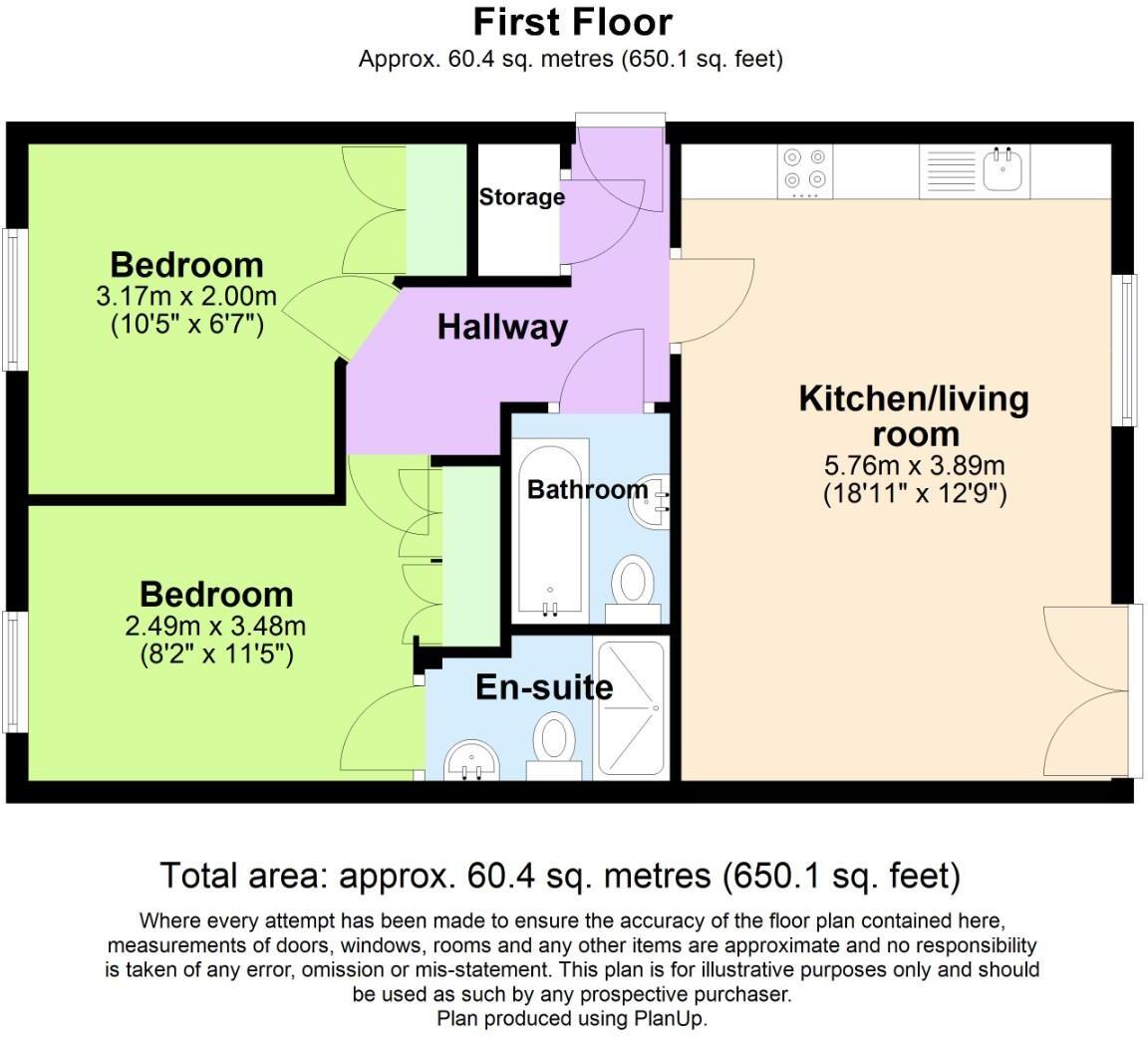 Deane Road, Nottingham floorplan