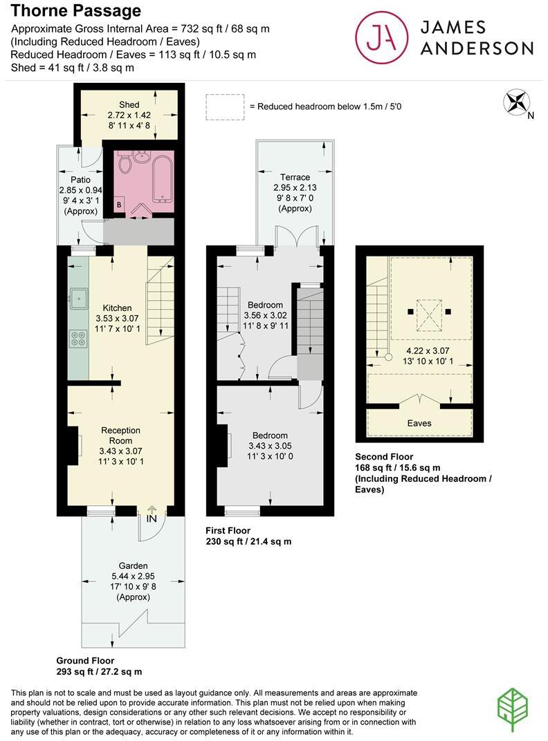 Thorne Passage, Barnes, London floorplan