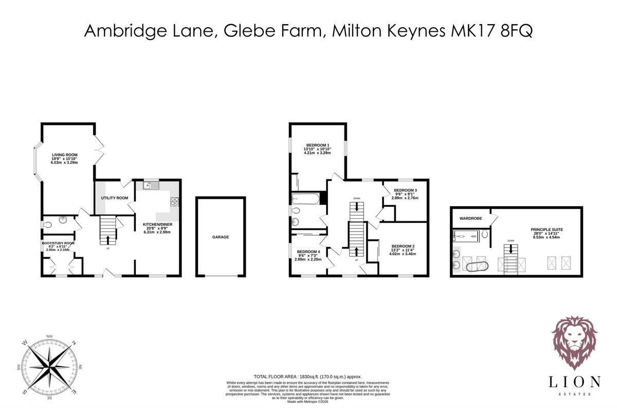 Ambridge Lane, Glebe Farm, Milton Keynes, MK17 floorplan