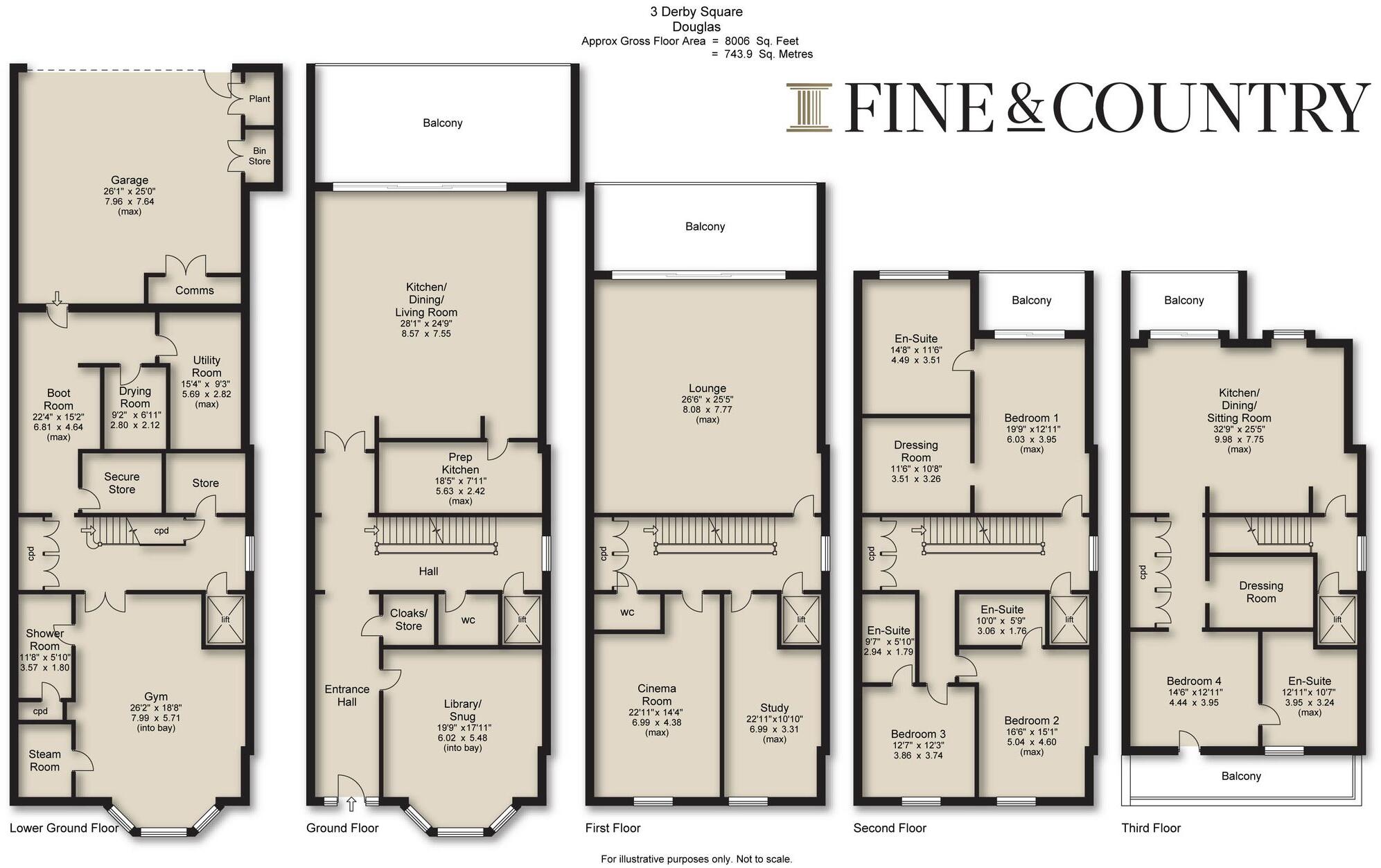 3, Derby Square, Douglas, IM1 floorplan