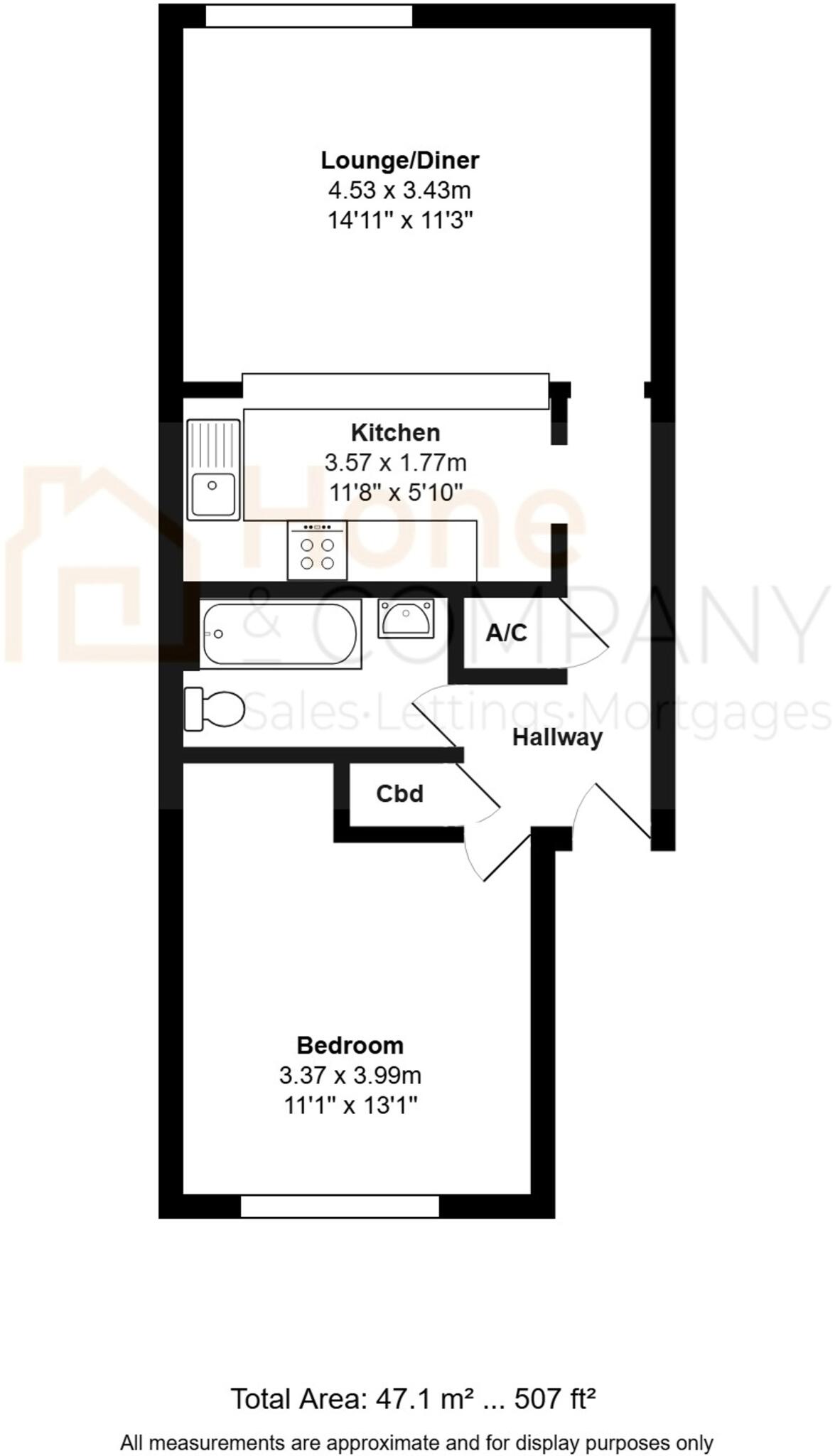 Riverside Close, Bedford, MK42 floorplan