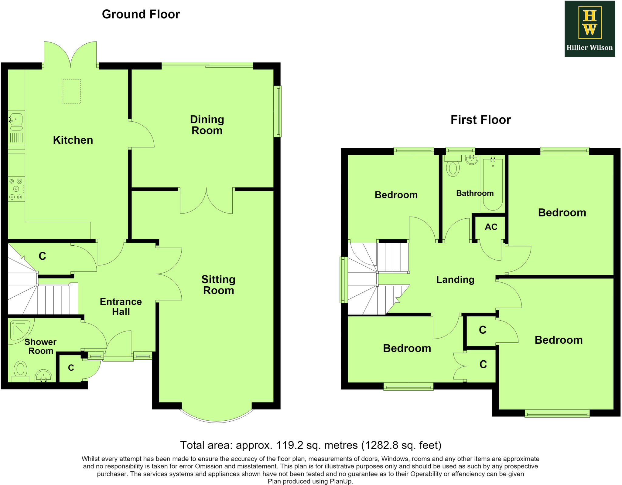 West Way, Broadstone, Dorset, BH18 floorplan