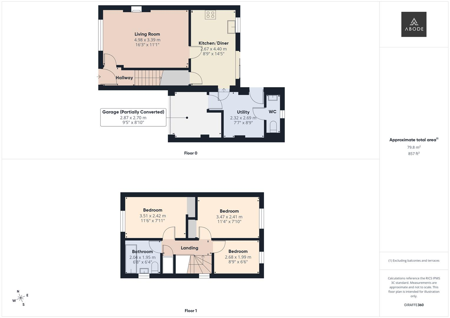 Millbank Drive, Rocester, Staffordshire floorplan
