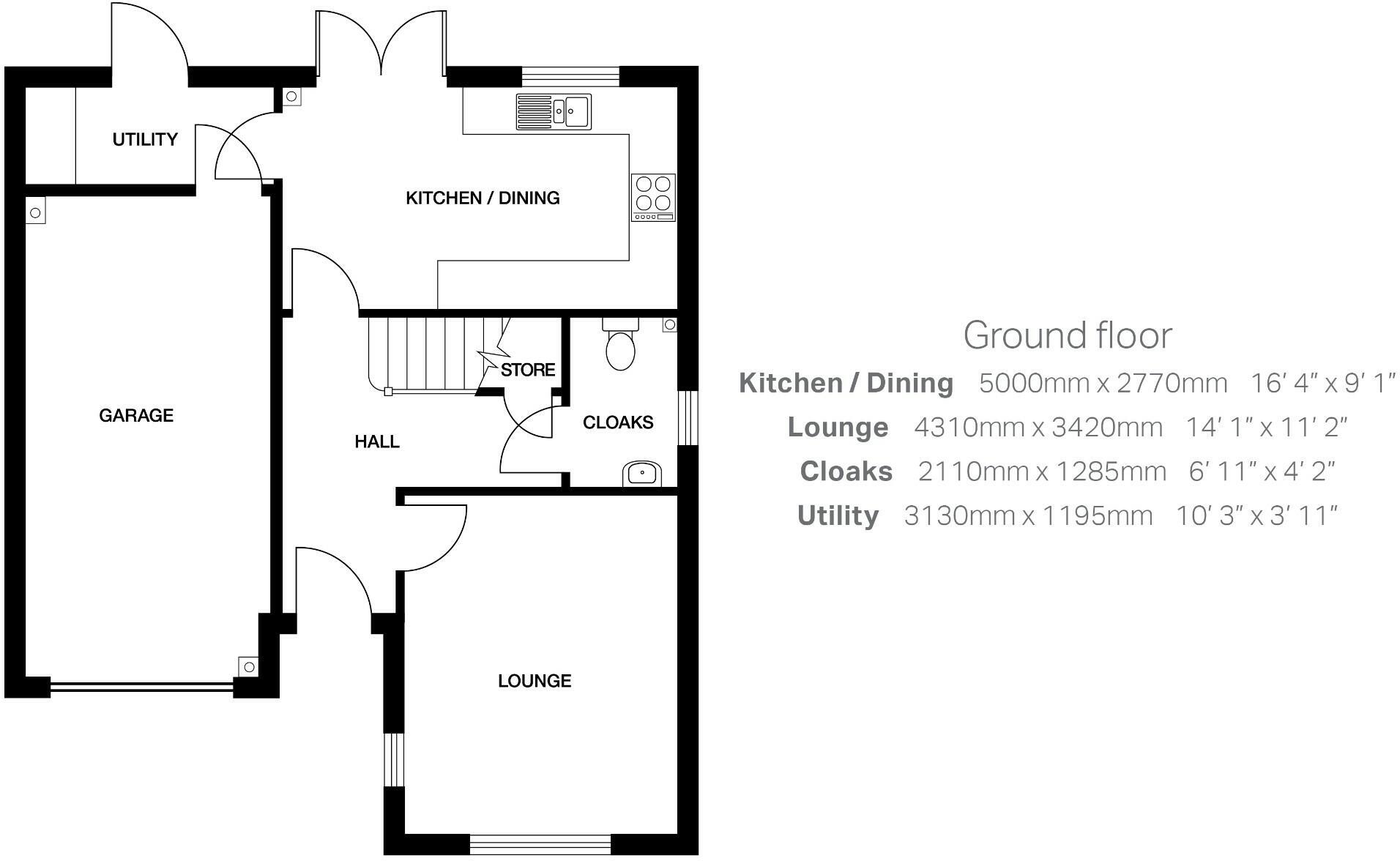 Wellhall Road,
Hamilton,
ML3 9BZ floorplan