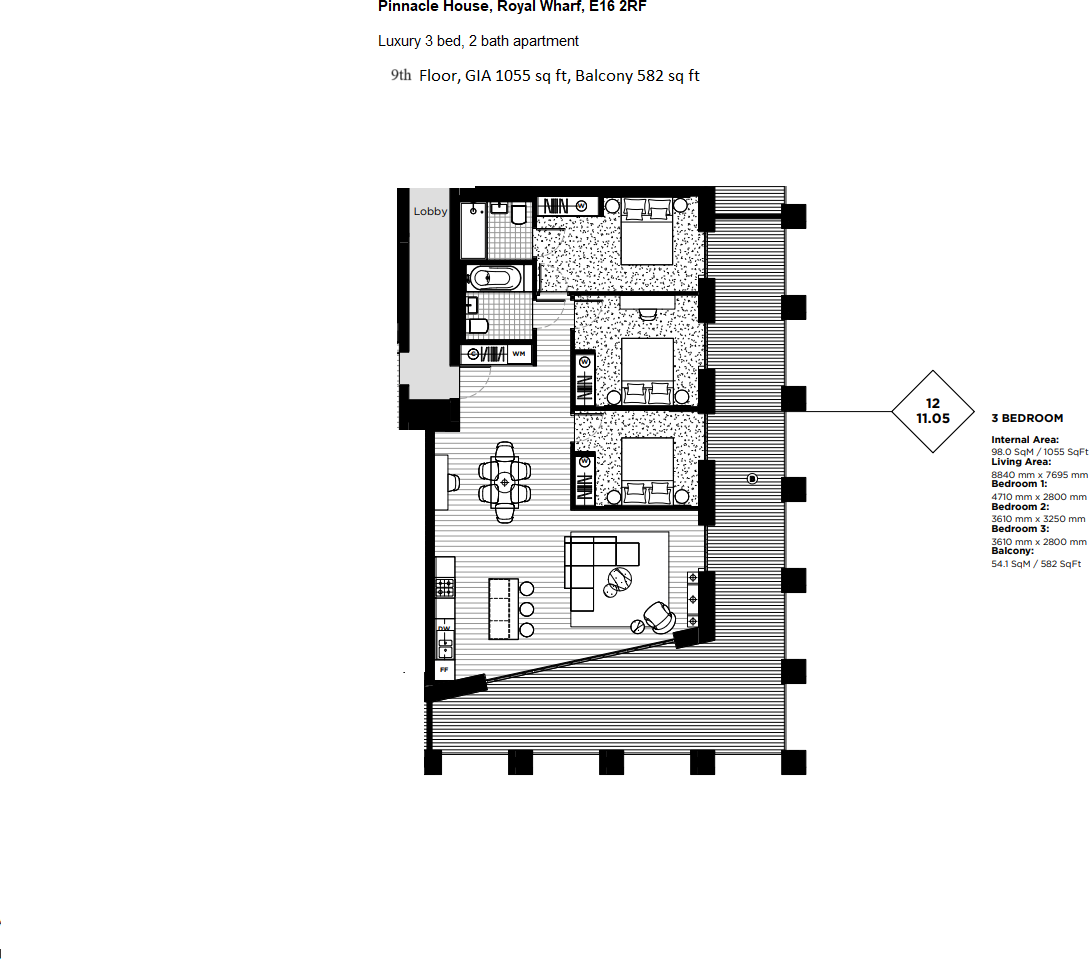 70 Pinnacle House floorplan