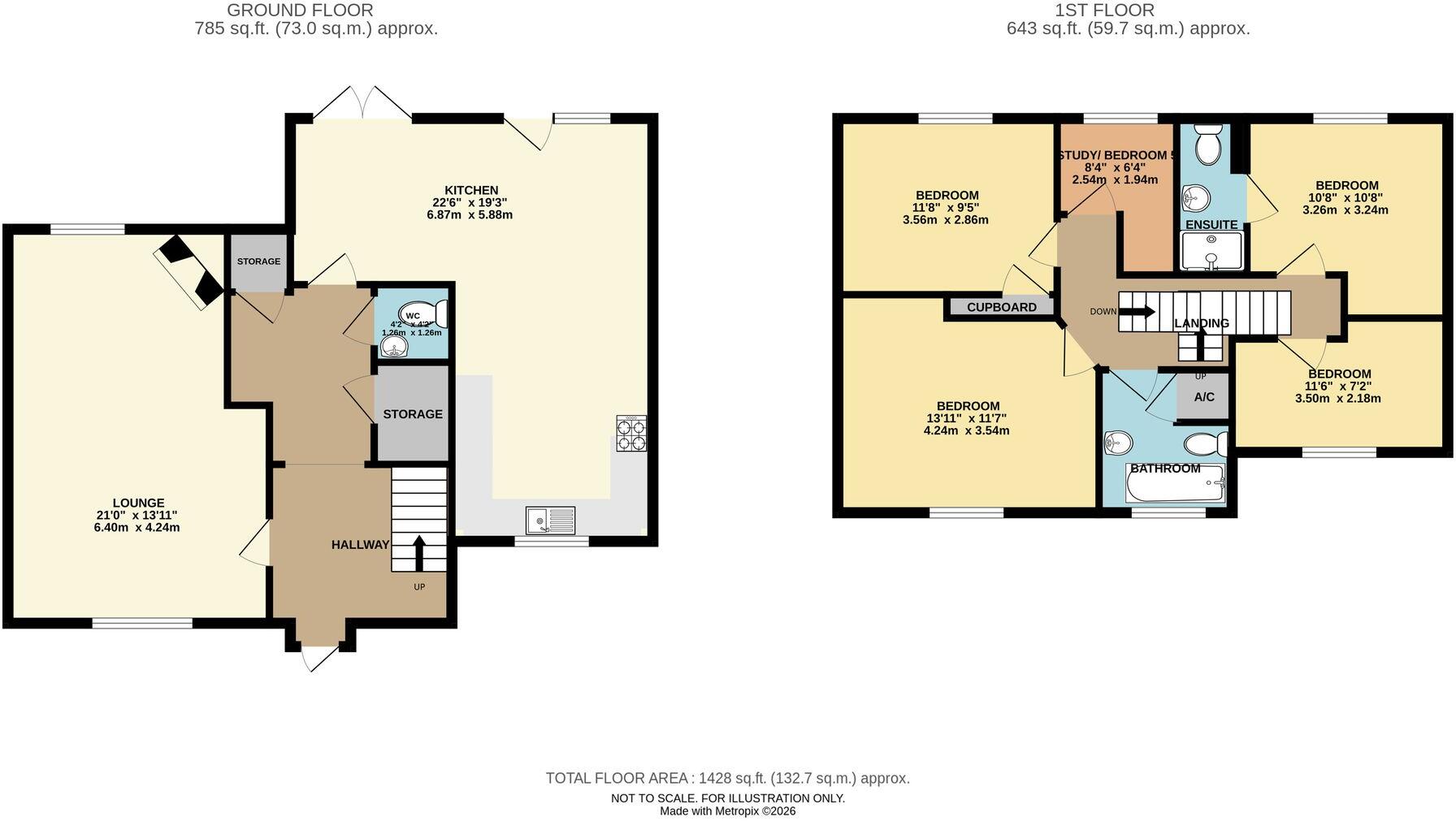 Honey Bee Cottage, 10 Vicarage Lane, Sutton Maddock, Shifnal, TF11 9NE floorplan