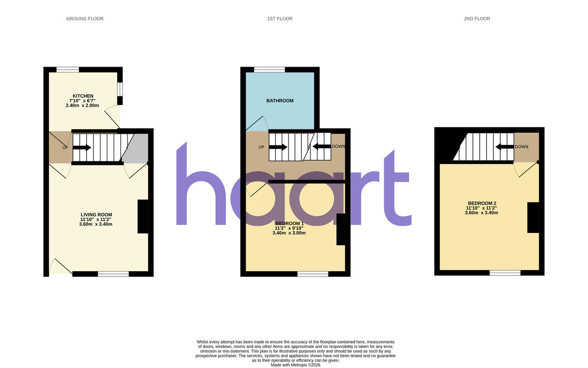 Victoria Terrace, Sneinton floorplan