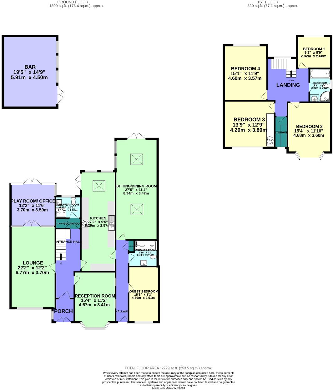 Sandheys, Churchtown, Southport, Merseyside, PR9 9PQ floorplan