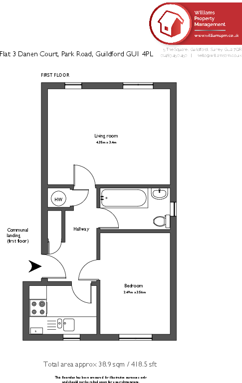 Guildford, Surrey, GU1 floorplan