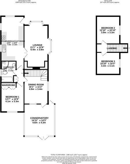 Clare Cottage, Farm Lane, Ashurst, Southampton, SO40 7AX floorplan