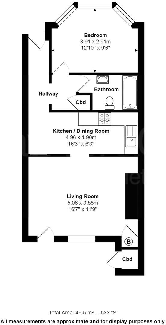 Lansdowne Street, Hove floorplan