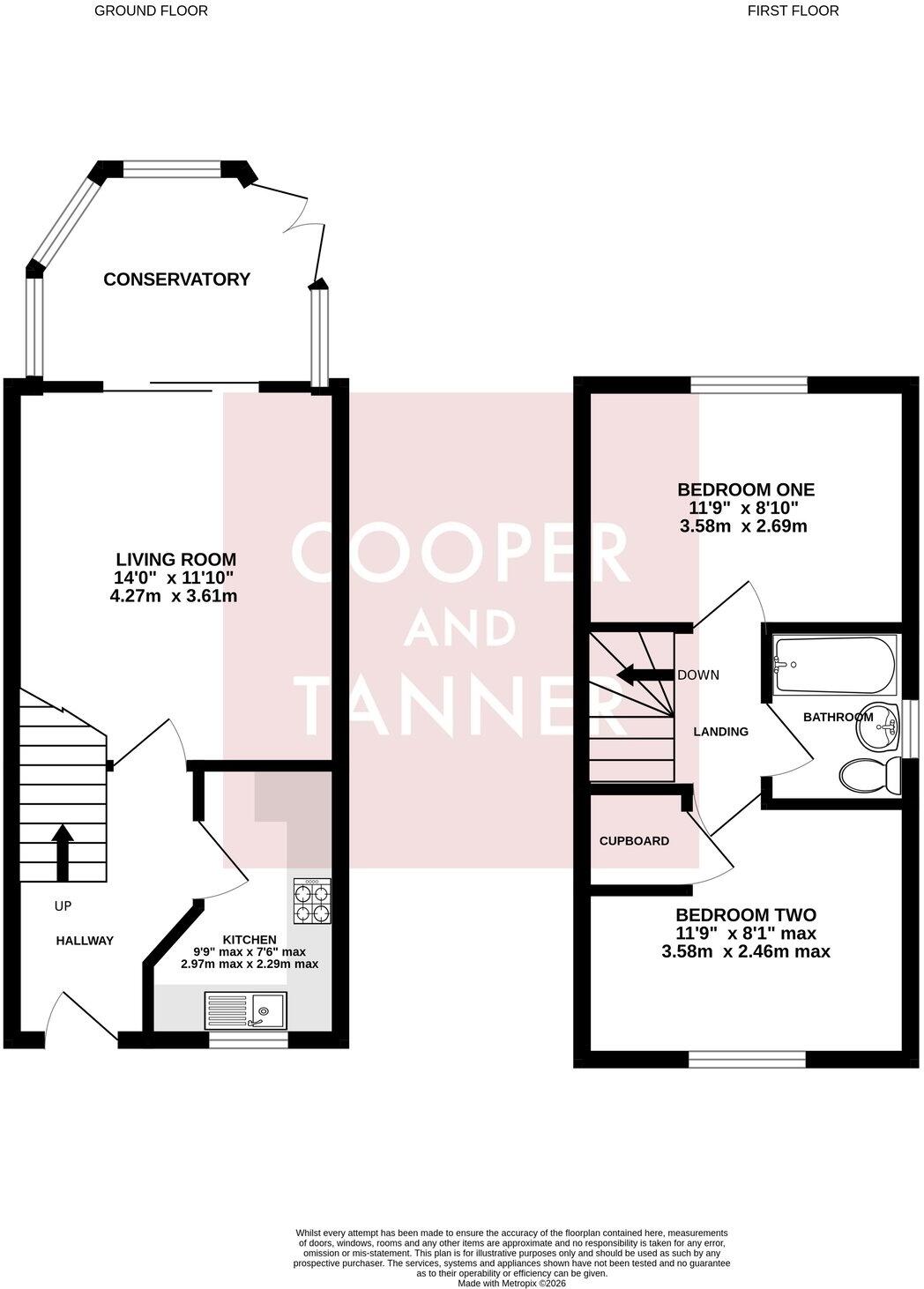 Mendip View, Street, BA16 floorplan