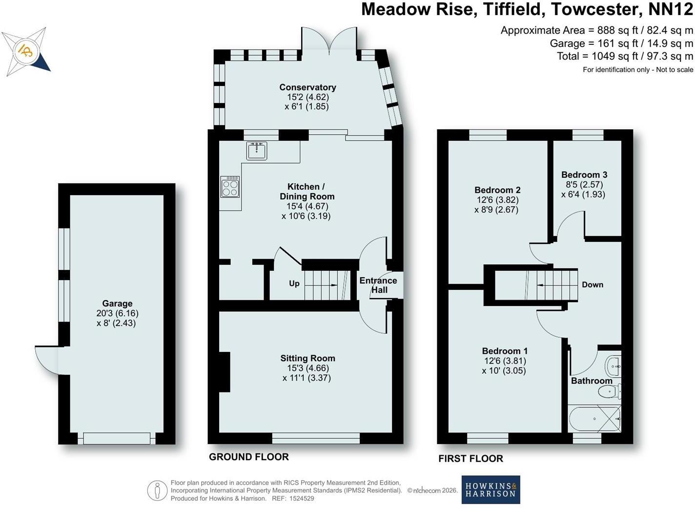 Meadow Rise, Tiffield, NN12 floorplan