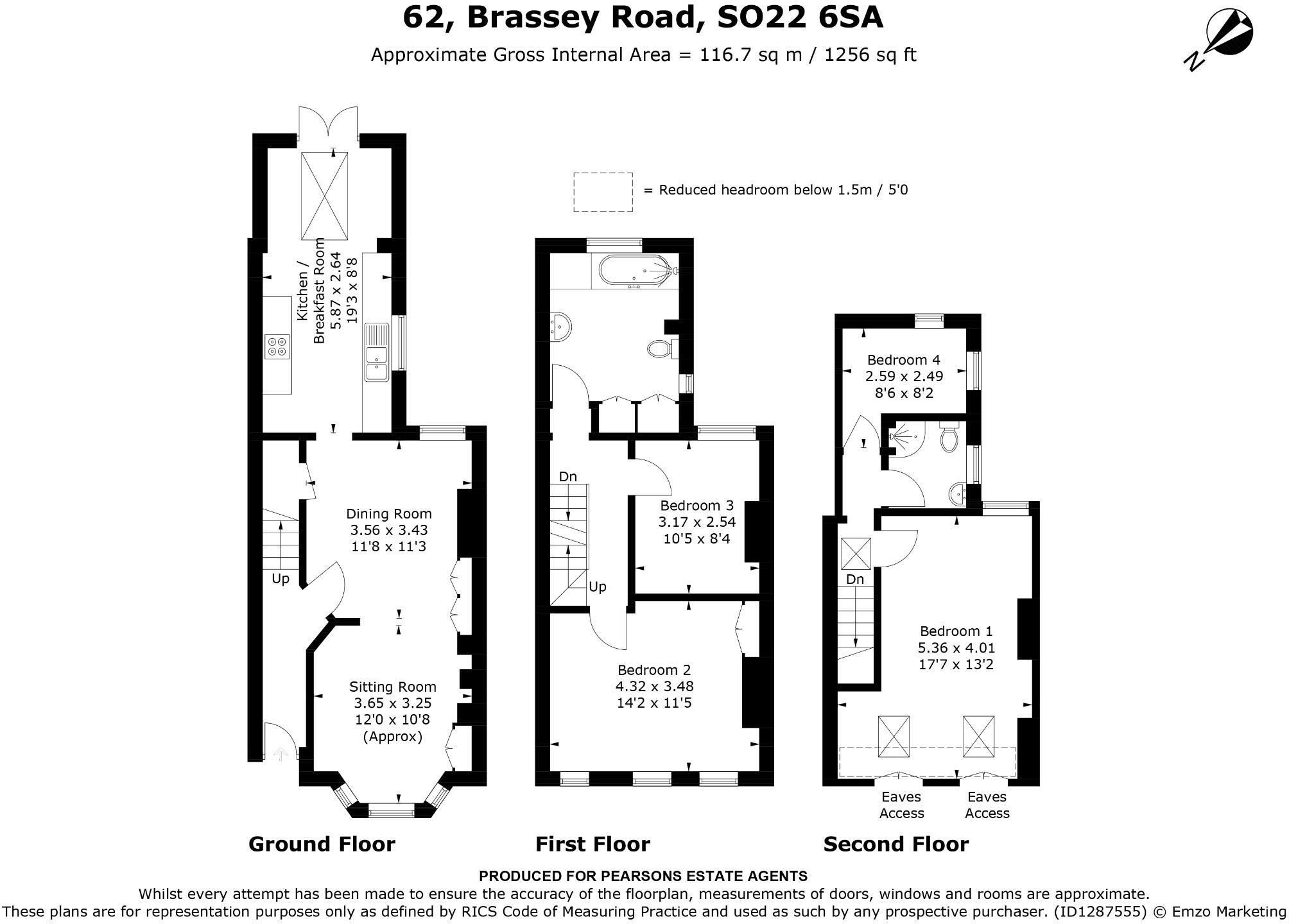 Brassey Road, Winchester floorplan