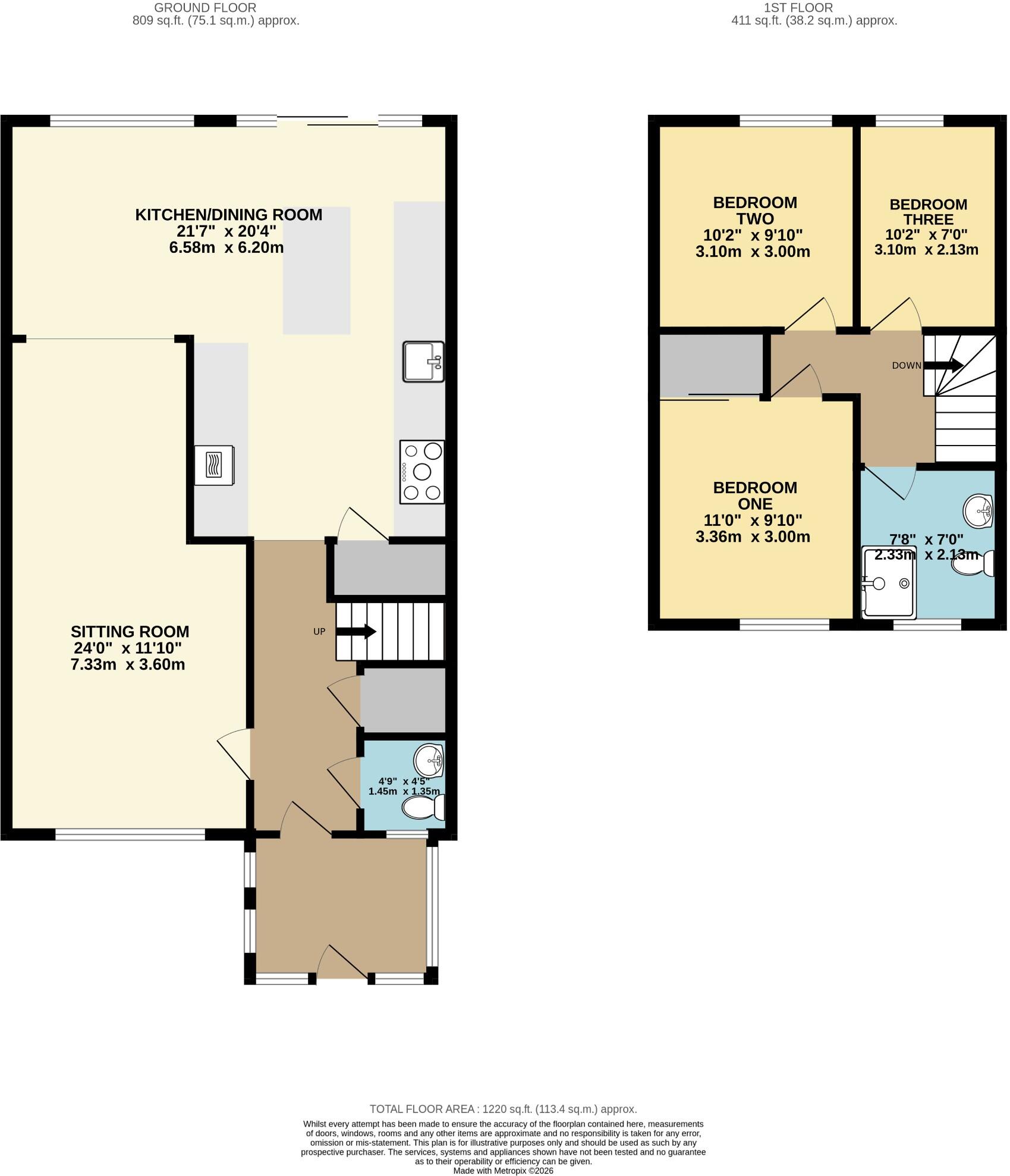 Honeysuckle Close, Pakefield, Lowestoft, Suffolk, NR33 floorplan