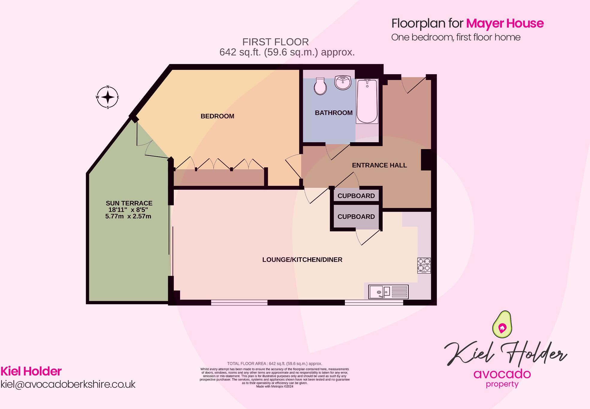 Mayer House, Chatham Place, Reading, RG1 7AN floorplan