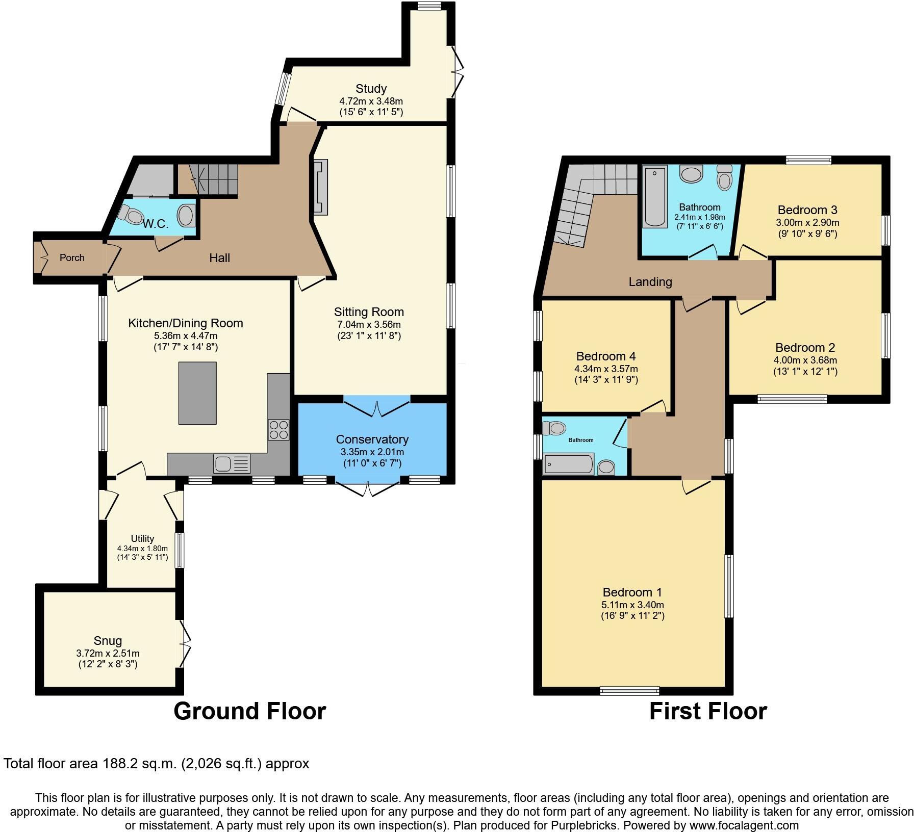 East Hill, Dorchester, DT2 floorplan