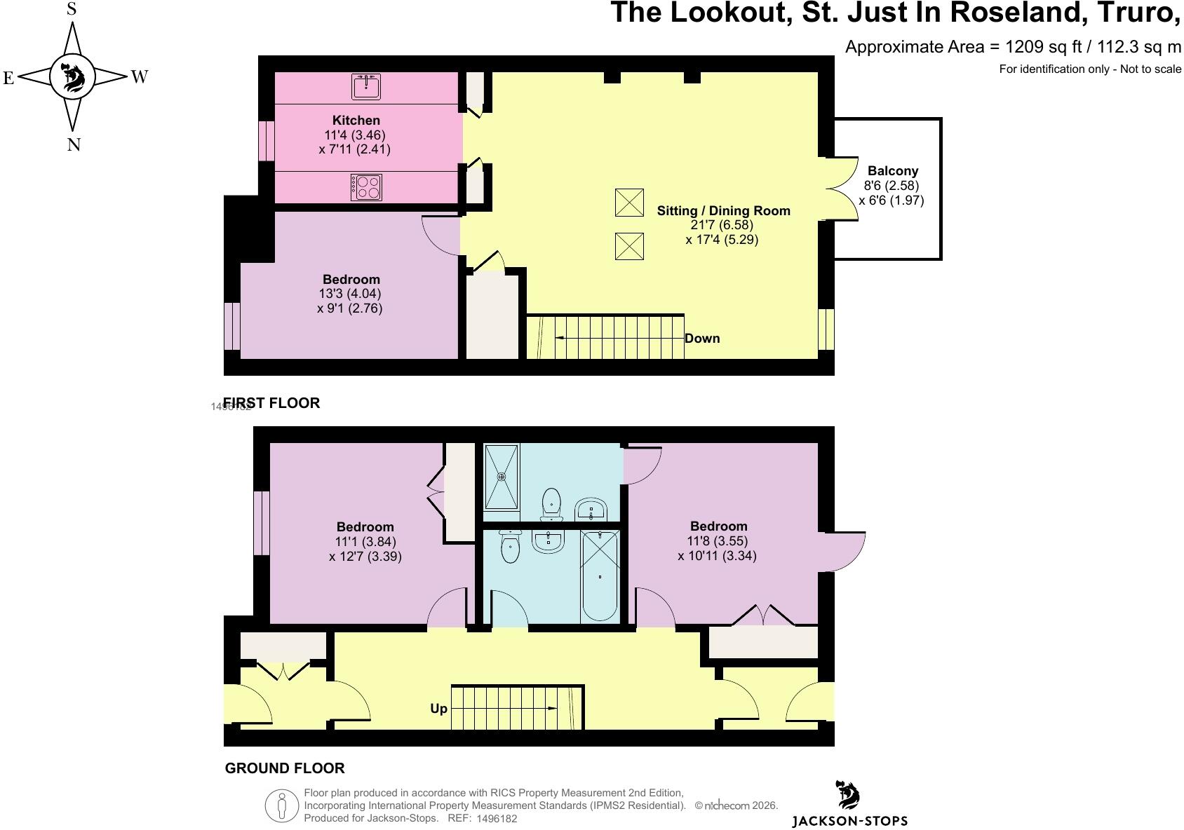 The Lookout, St. Just in Roseland, Truro, Cornwall, TR2 floorplan