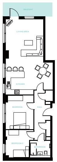 45 Esprit, High Street North, Poole, Bournemouth Christchurch Poole floorplan