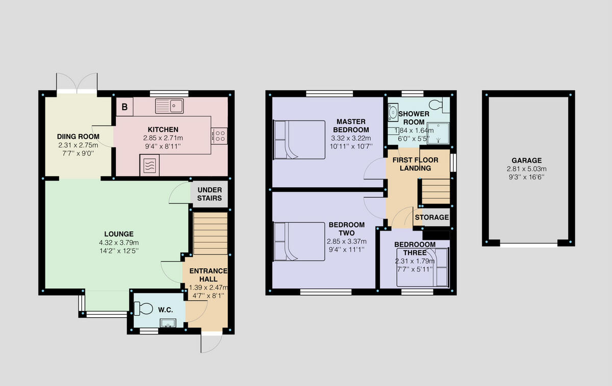 Mitton Close, Blackburn, BB2 floorplan