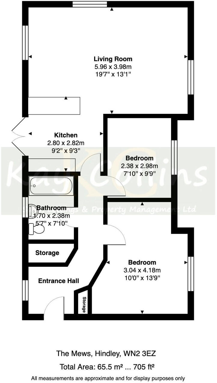 The Mews, Hindley floorplan