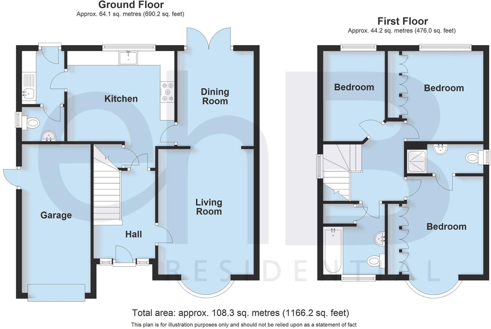 Jourdain Park, Warwick floorplan