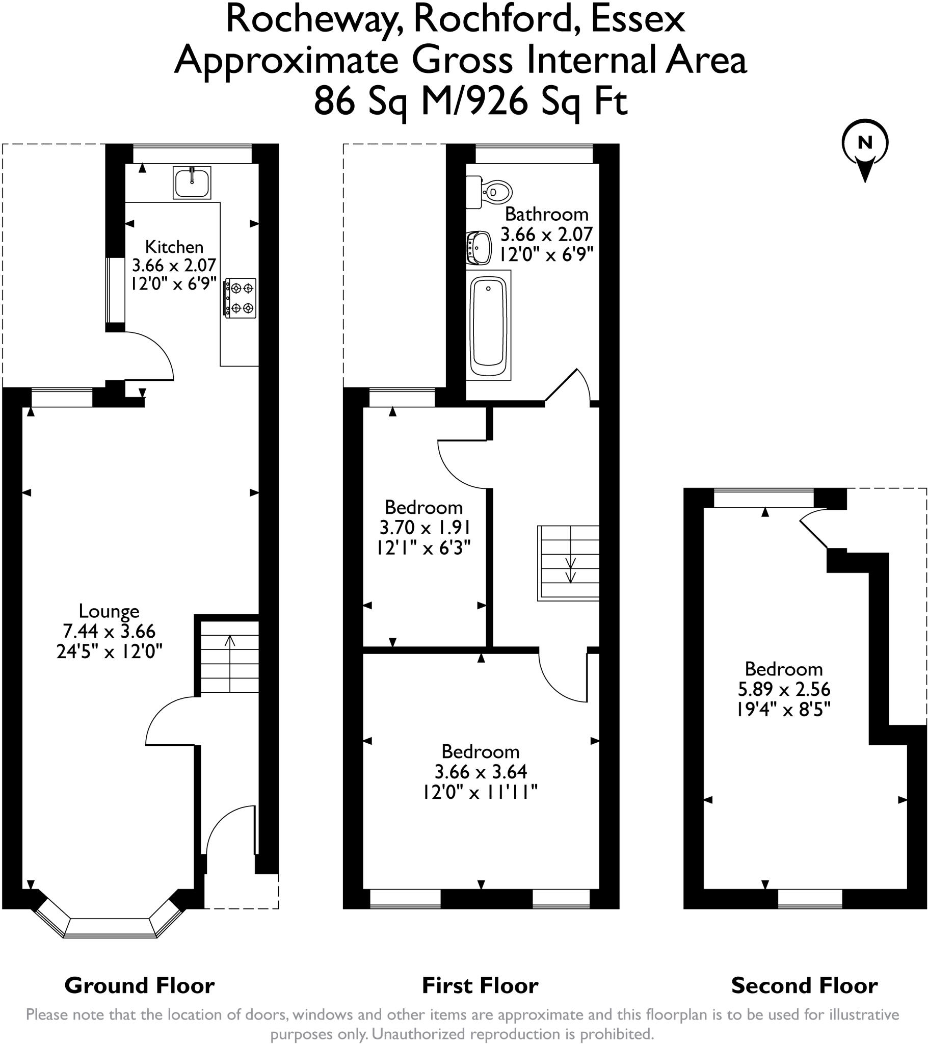 Rocheway, Rochford, SS4 floorplan