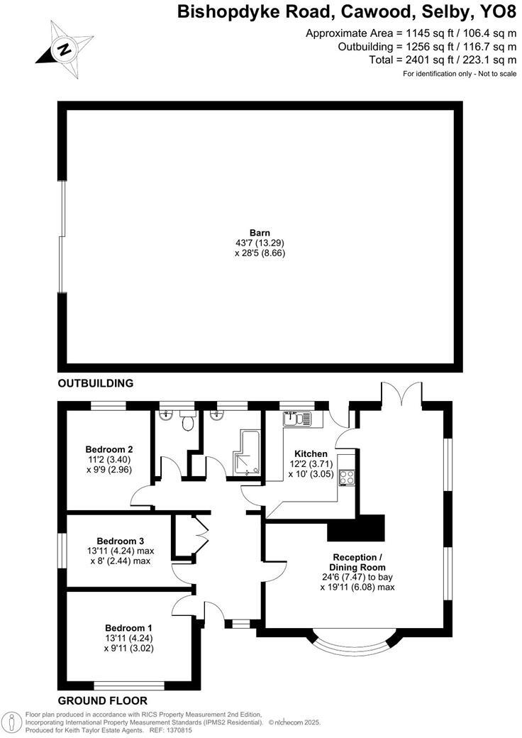 Bishopdyke Road, Cawood, floorplan