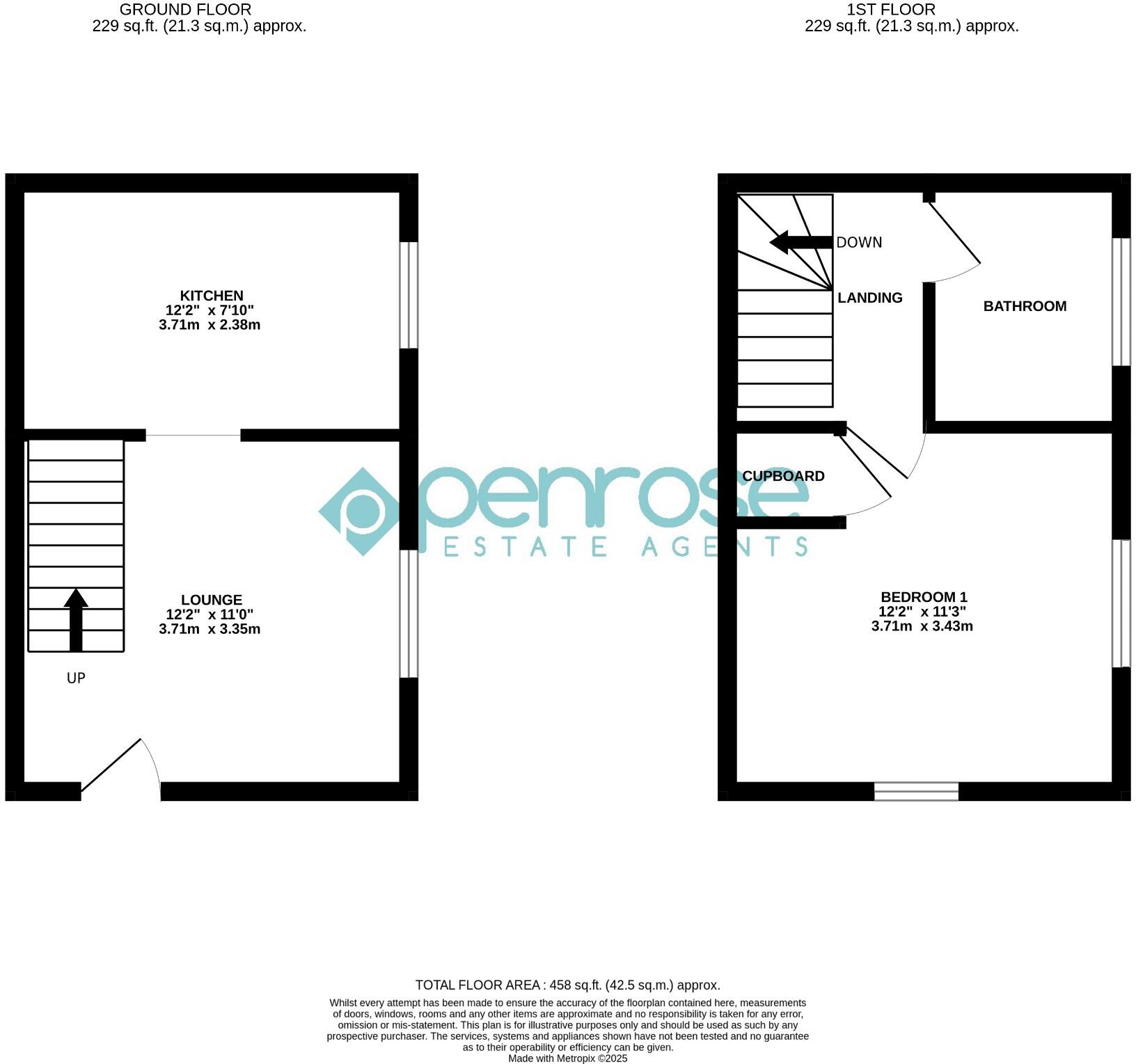 48, Swan Mead, Luton, Bedfordshire, LU4 0YR floorplan
