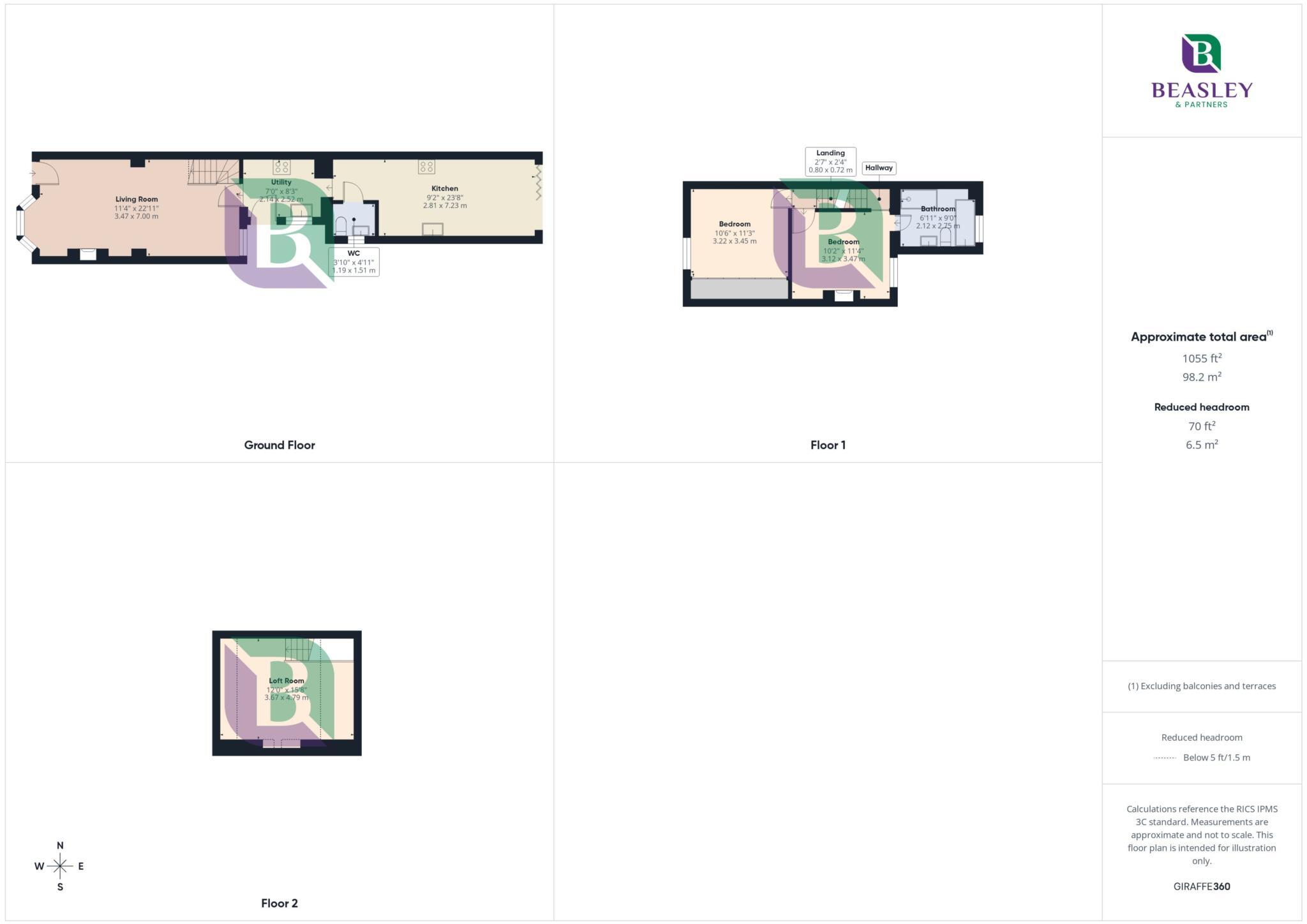 The Leys, Woburn Sands floorplan
