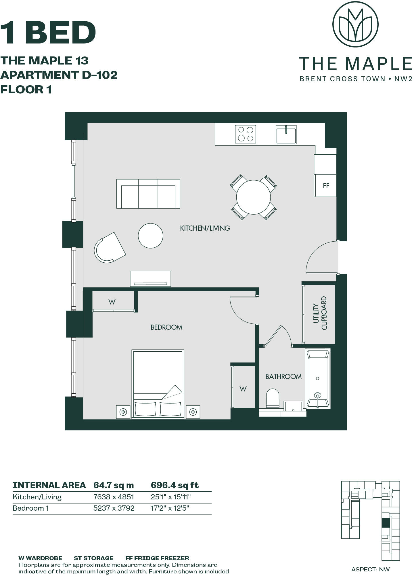 The Maple, NW2 floorplan
