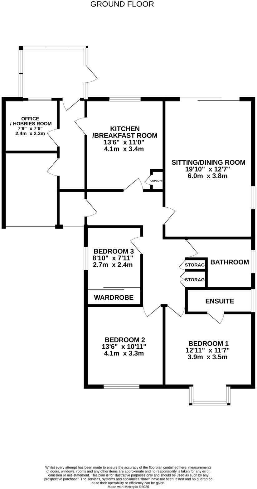 Woodlinken Way, Verwood, BH31 6BT floorplan