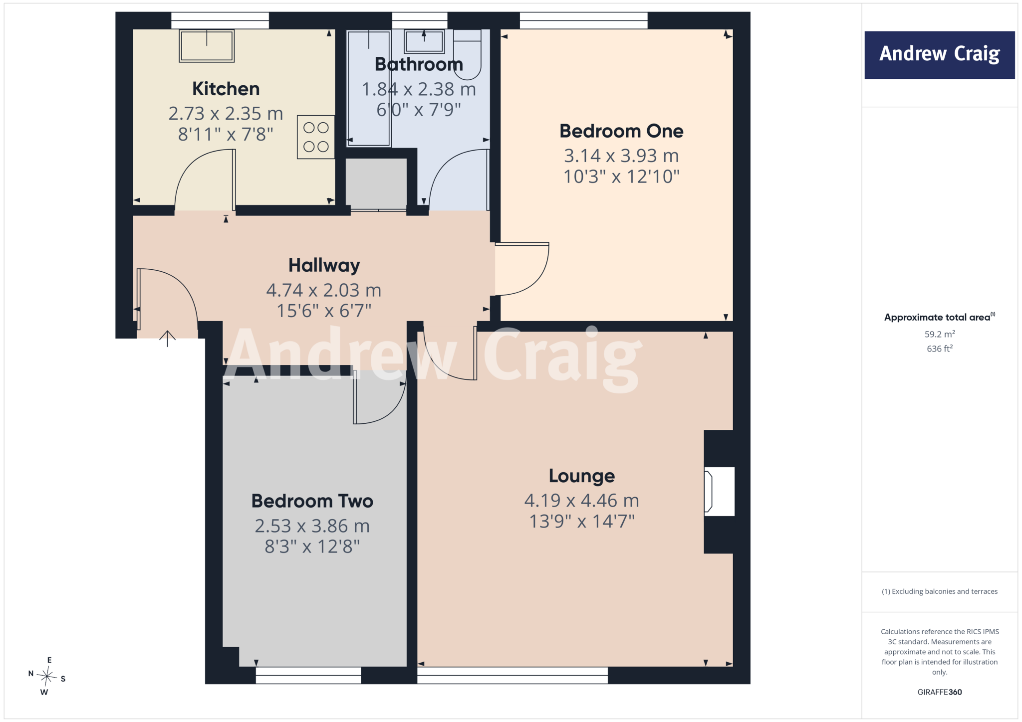 Coniston Avenue, Hebburn floorplan