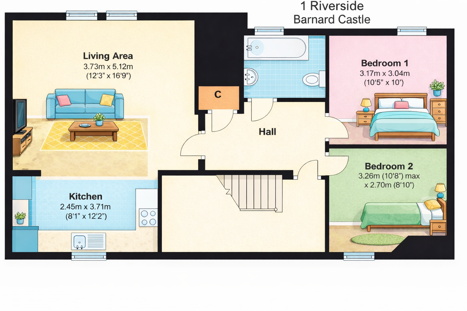 Bridge End, Barnard Castle, DL12 floorplan