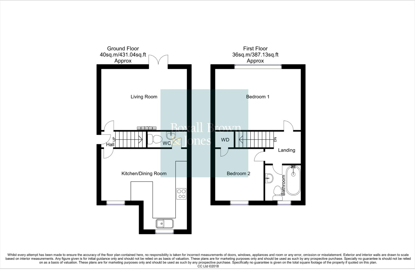 Laund Avenue, Belper floorplan