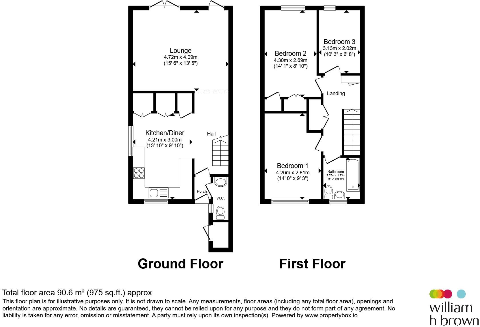 Canterbury Way, Stevenage floorplan
