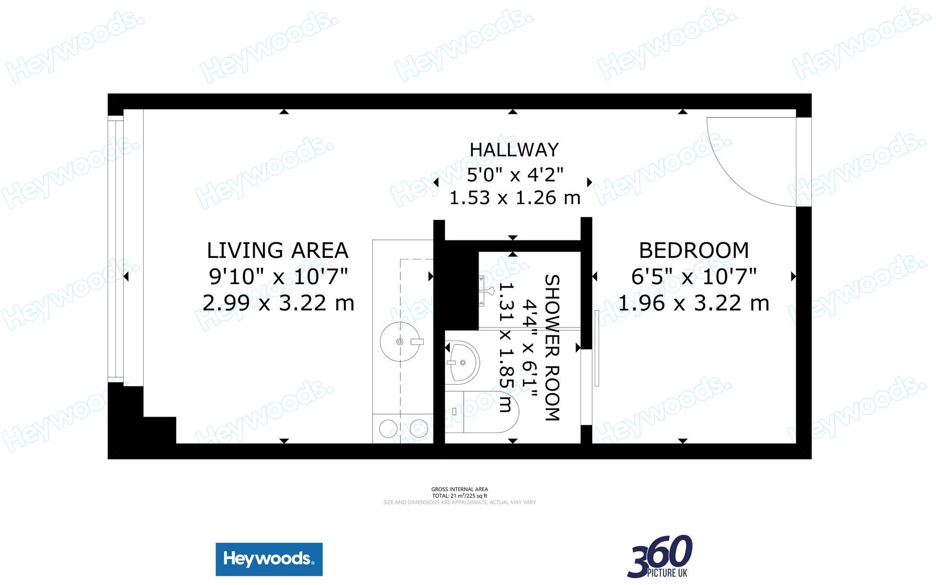 The Midway, Keele House, ST5 floorplan